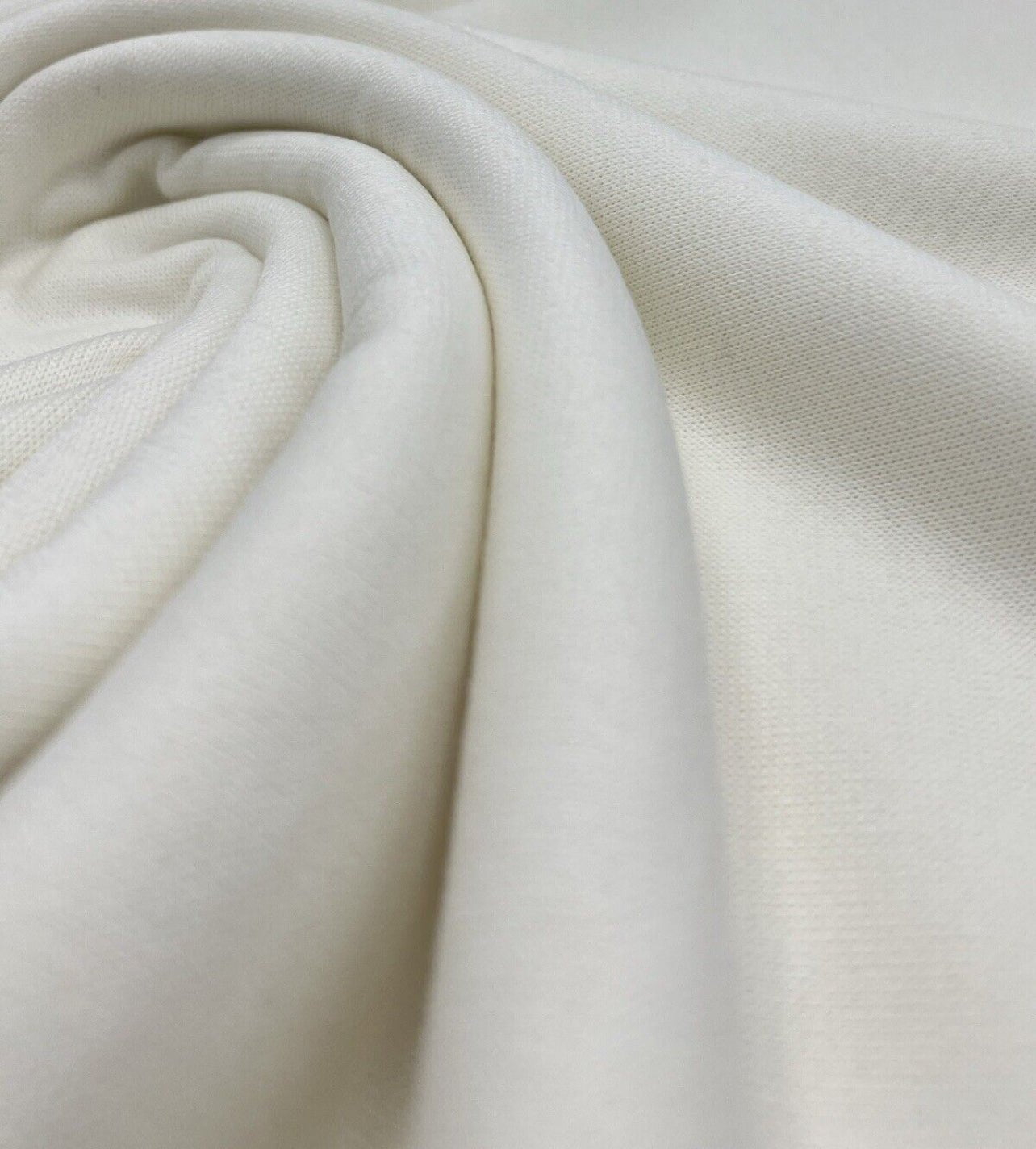 Ivory Melange Knit Stretch Fabric - T9 Fabrics